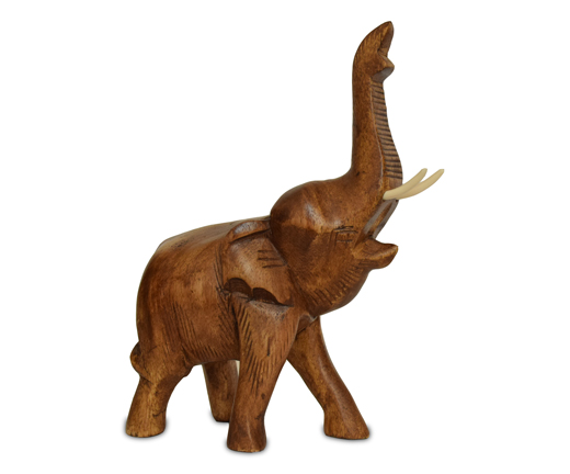 Декоративная скульптура Слон, из дерева
