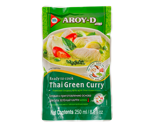 Основа для супа зелёный карри Aroy-D, супы