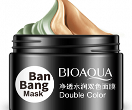 Маска для лица двухцветная очищающая и увлажняющая Bioaqua, 100 г, маски