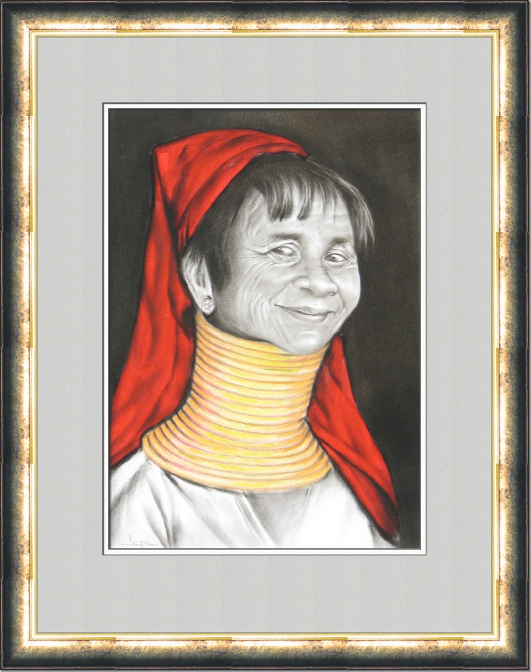 Картина № 21 "Женщина падаунг", картины