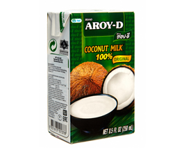 Кокосовое молоко «AROY-D» 0,25 мл, кокосовое молоко, масло