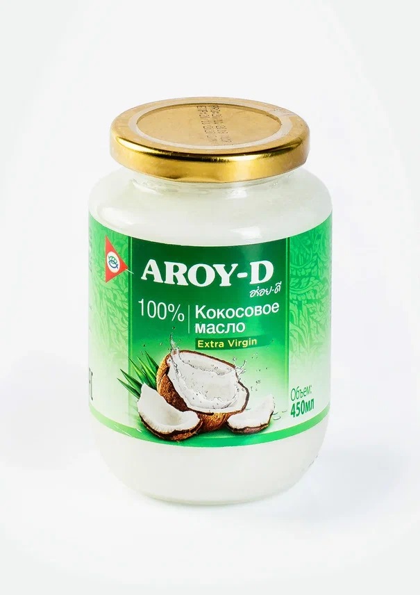 Кокосовое масло Aroy-D, 450 мл, кокосовое масло