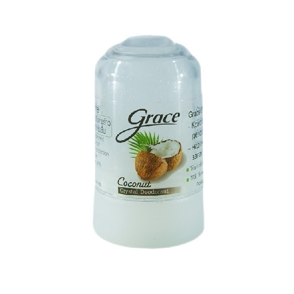 Дезодорант GRACE кристалл 100%, кокос, 70 гр, дезодоранты