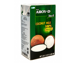Кокосовое молоко «AROY-D» 1 л, кокосовое молоко, масло