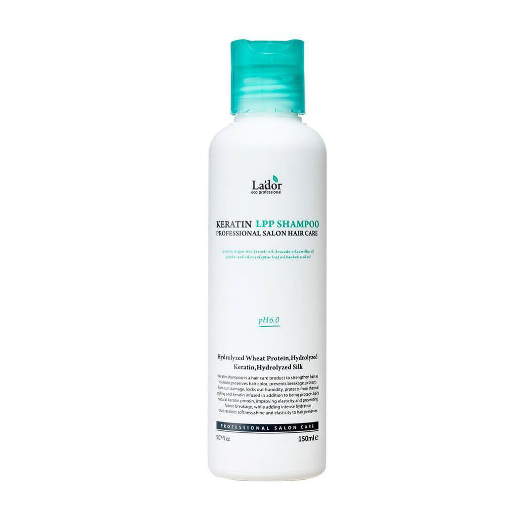 Безсульфатный шампунь с кератином Lador Keratin LPP Shampoo, 150 мл, шампуни, скрабы 