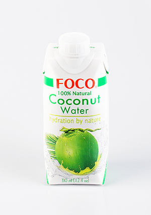Кокосовая вода FOCO, 330 мл, тайские чаи и напитки