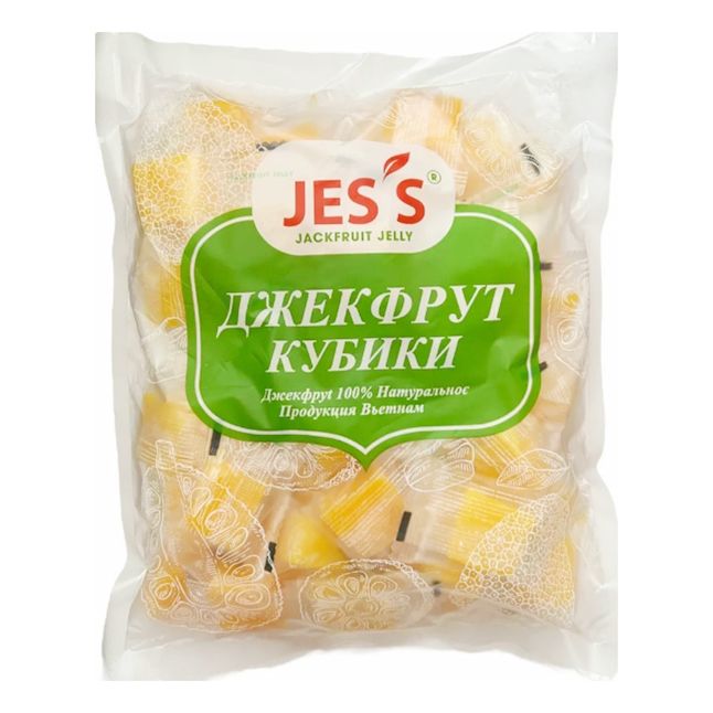Джекфрут кубики JESS, 500 г, фрукты, сладости, снеки