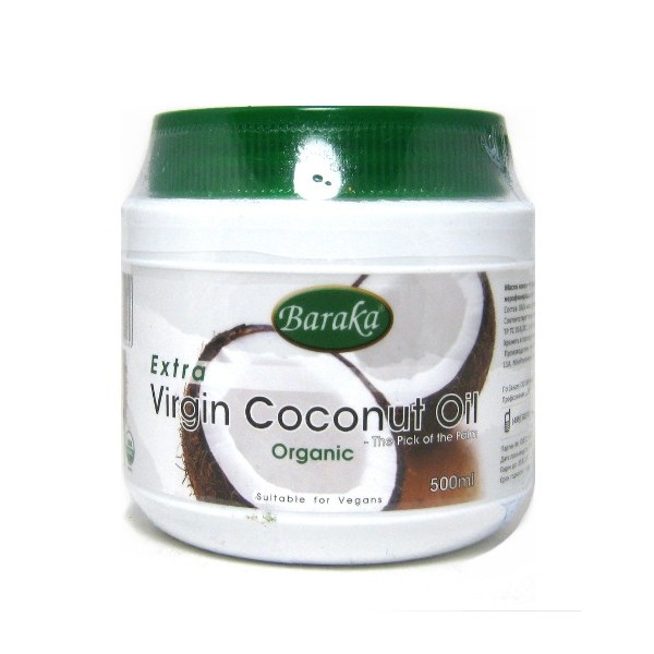 Кокосовое масло Baraka, 500 мл, кокосовое масло