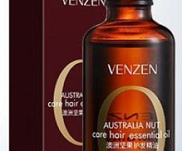 Масло для волос укрепляющее с австралийским орехом Venzen, 50 г, масло для волос