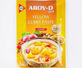 Паста карри жёлтая  Aroy-D, 50 г, sale %