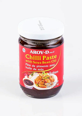 Паста Чили с соевым маслом AROY-D 0,260кг, пасты