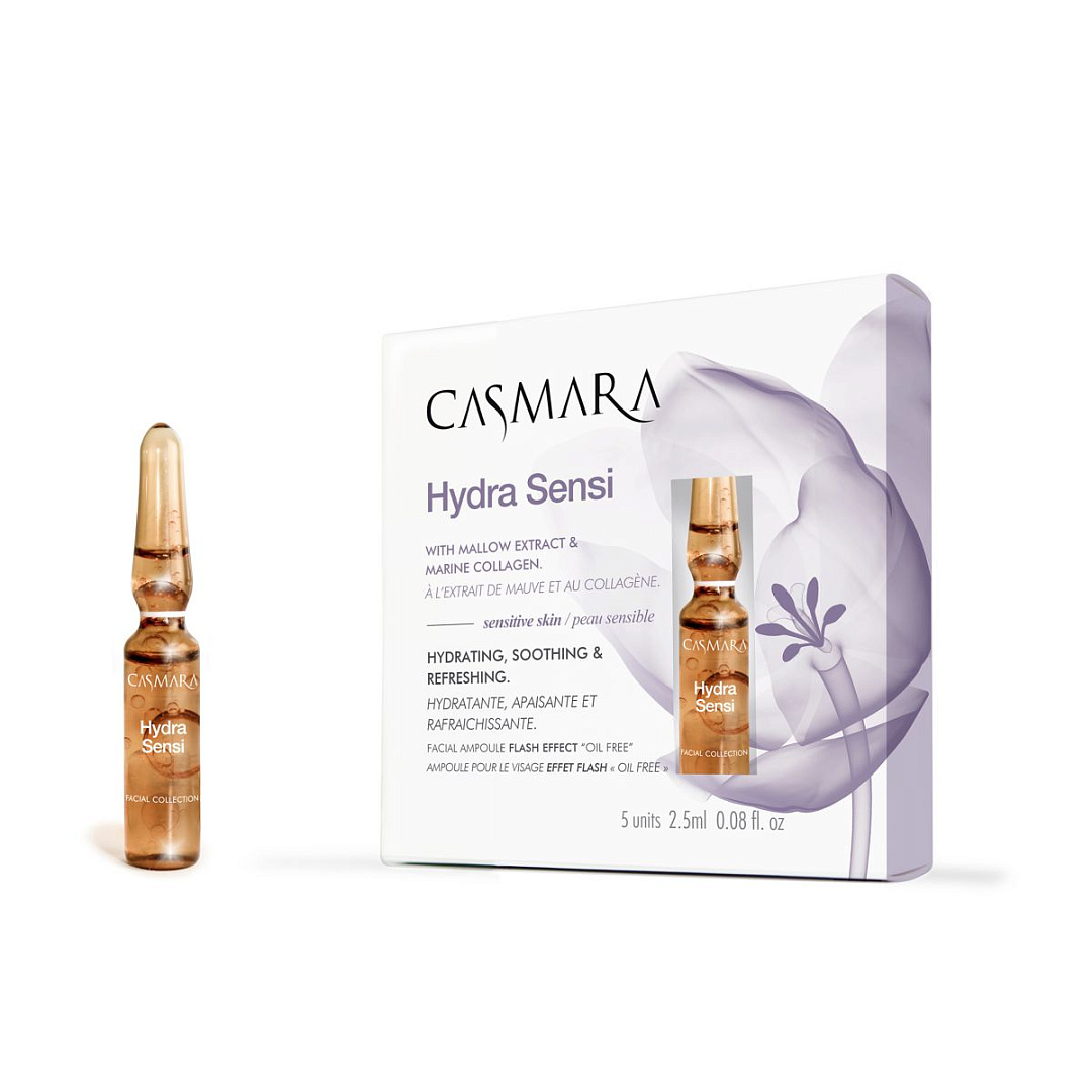 Увлажняющий концентрат для чувствительной кожи, CASMARA , 5 х 2,5 мл, casmara