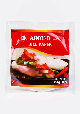 Рисовая бумага 50 листов «AROY-D», 0,45кг, тайский рис и лапша