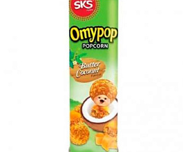 Попкорн "Кокосовые сливки" OMYPOP, 85г, фрукты, сладости, снеки