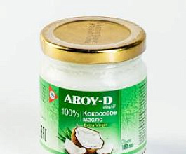 Кокосовое масло Aroy-D, 180 мл, кокосовое масло