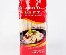 Рисовая лапша Aroy-D, 5 мм, тайский рис и лапша