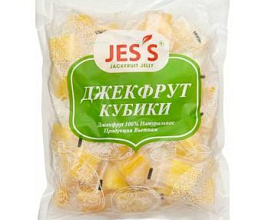 Джекфрут кубики JESS, 500 г, фрукты, сладости, снеки