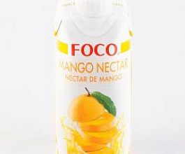 Нектар манго, FOCO, 330 мл, тайские чаи и напитки