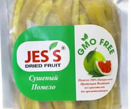 Помело сушеный JESS пачка, 500г, фрукты, сладости, снеки