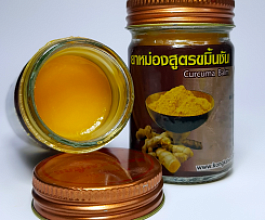 Бальзам с куркумой Tumeric Kongka Herb, 50 г, тайские бальзамы