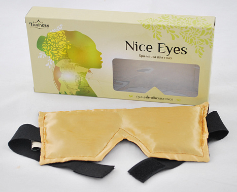 SPA-маска для глаз охлаждающая «Nice Eyes», "тайский лекарь" (прогревающие компрессы с травами)