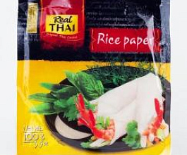 Бумага рисовая Real Thai, 16 см (100 г), тайский рис и лапша