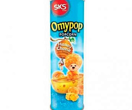Попкорн "Сыр с медом" OMYPOP , 85г, фрукты, сладости, снеки