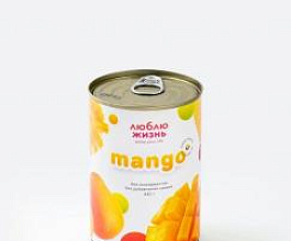 Пюре из манго "Люблю жизнь", 430 г, фрукты, сладости, снеки